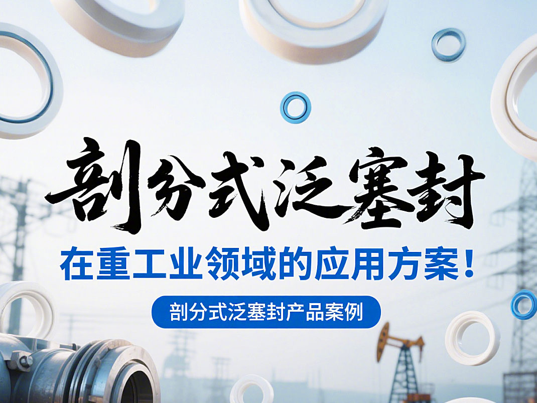 剖分式泛塞封產(chǎn)品案例 ? 在重工業(yè)領(lǐng)域的應(yīng)用方案！