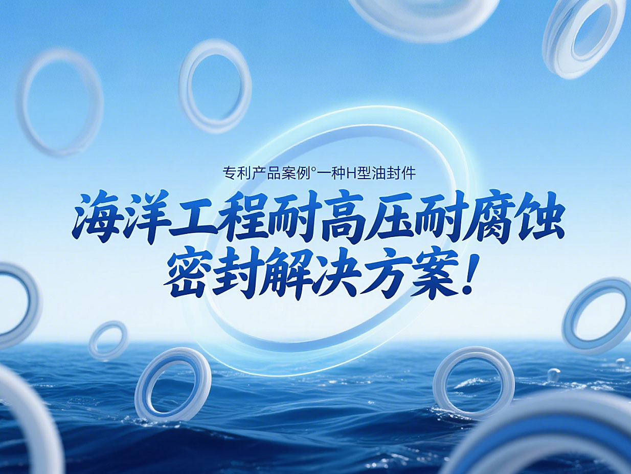 專利產(chǎn)品案例 ? 一種H型油封件：海洋工程耐高壓耐腐蝕的密封解決方案！