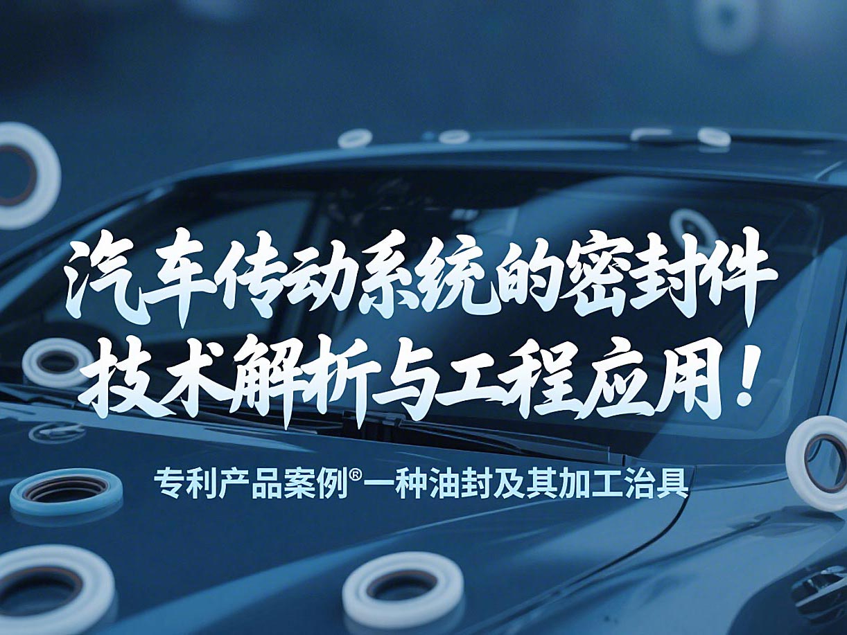 專利產(chǎn)品案例 ? 一種油封及其加工治具：汽車傳動系統(tǒng)的密封件技術(shù)解析與工程應(yīng)用！