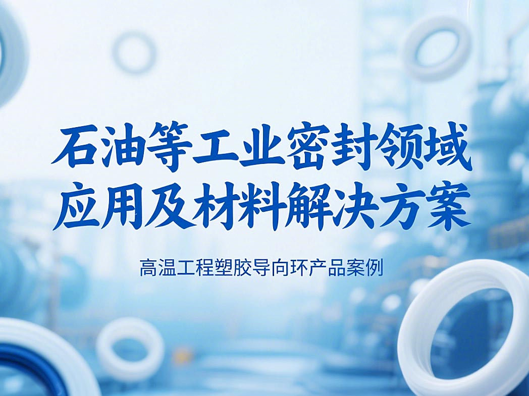 ?高溫工程塑膠導向環(huán)產(chǎn)品案例 ? 石油等工業(yè)密封領域應用及材料解決方案！?