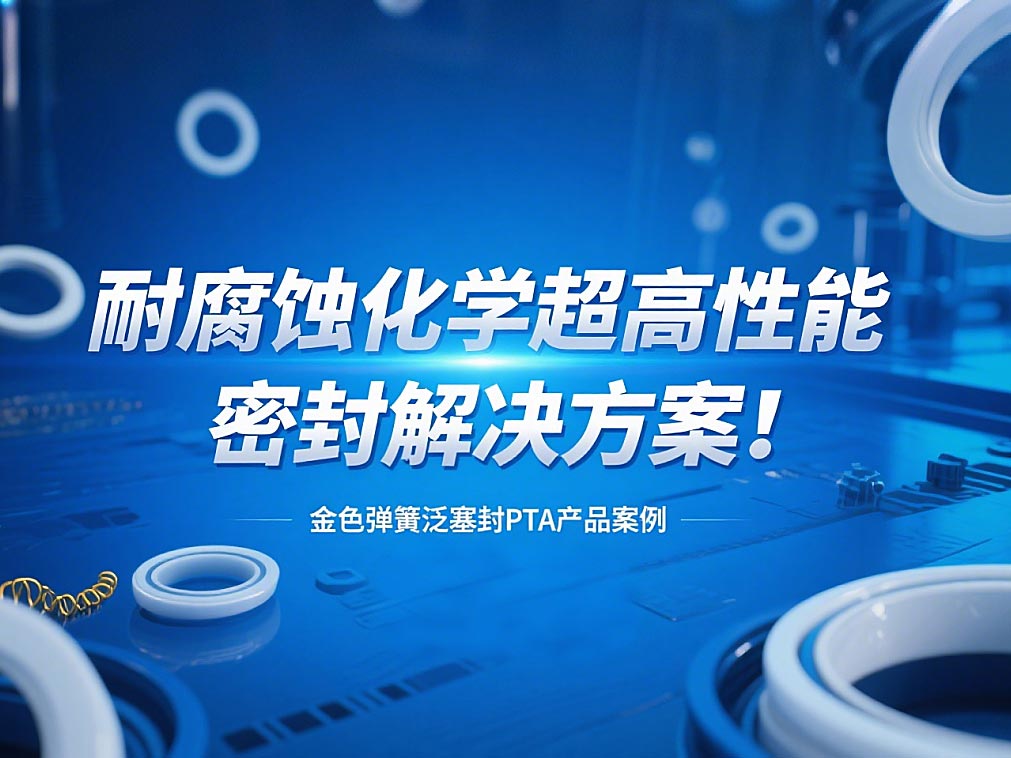 金色彈簧泛塞封PTA產(chǎn)品案例 ? 耐腐蝕化學(xué)超高性能密封解決方案！?