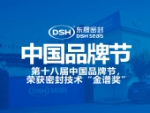 東晟密封件閃耀2024第十八屆中國品牌節(jié)，榮獲密封技術“金譜獎”